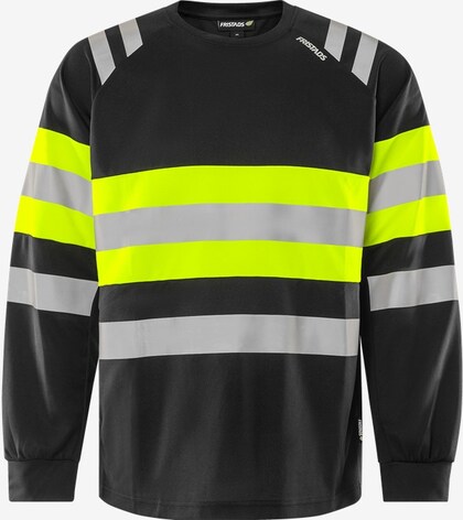 T-SHIRT VARSEL LÅNG ÄRM KL 1 7881 GPST GUL/SVART STL 5XL