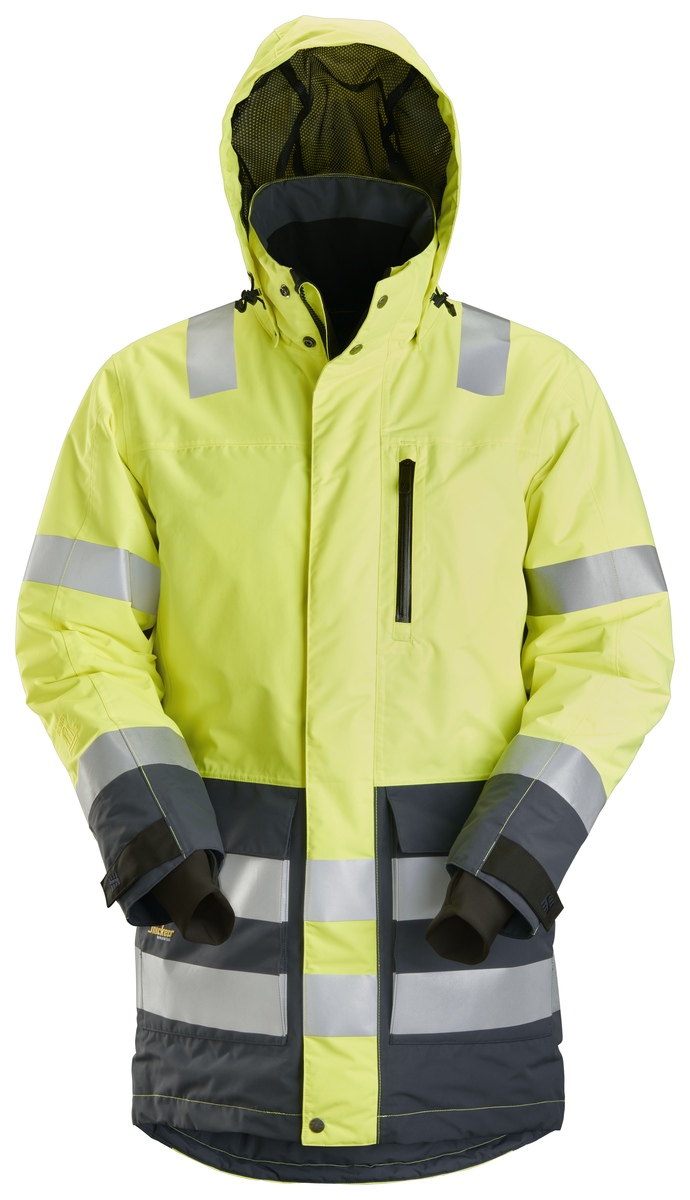 Parkas fodrad WP KL3 Varselgul  Stl: XXL