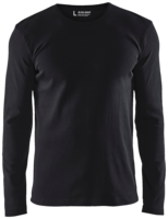 T-SHIRT 33141032 SVART L Lång ärm