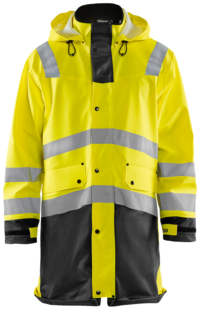 REGNJACKA 43262005 GUL/SVA 4XL