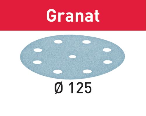 SLIPPAPPERSRONDELL STF GRANAT 125MM /90 K120 100ST
