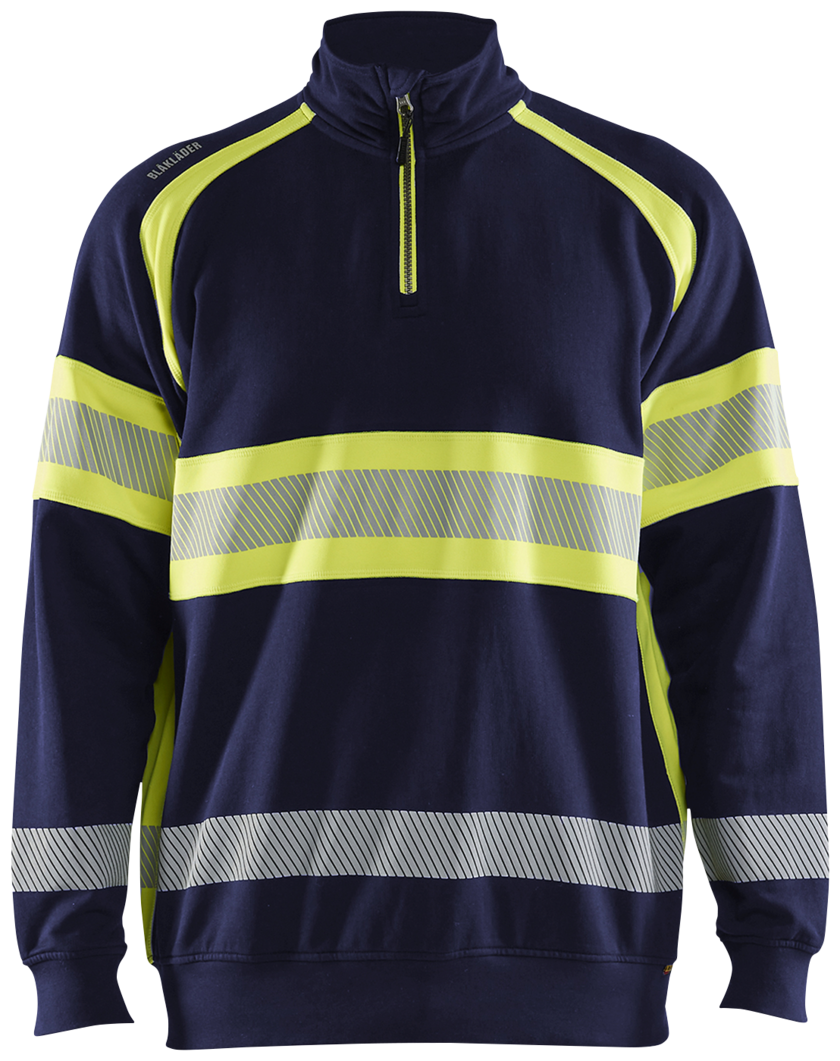 TRÖJA 35531158  XL MARIN BLÅ/VARSELGUL BLÅKLÄDER