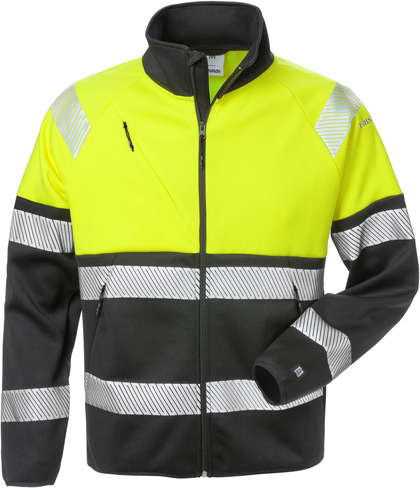 JACKA VARSEL KL 1 4517 SSL VARSELGUL/SVART STL S