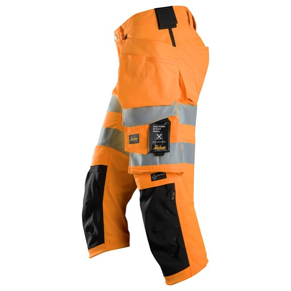 Piratbyxa stretch HF kl 2 Vars elorange/Svart Stl 44