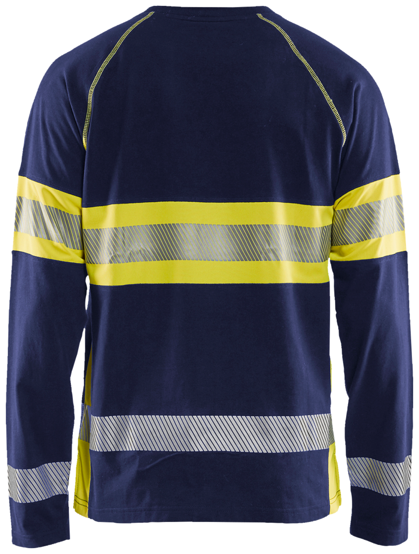 T-SHIRT 35101030 MARIN/GUL 4XL BLÅKLÄDER