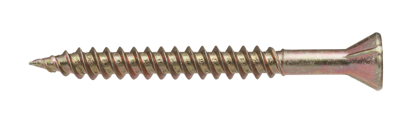 Spånskruv stål gul 3,9x75mm 1mm 250p VSB