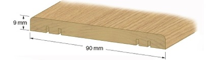 Tröskel nr30 ek 9x90 200cm