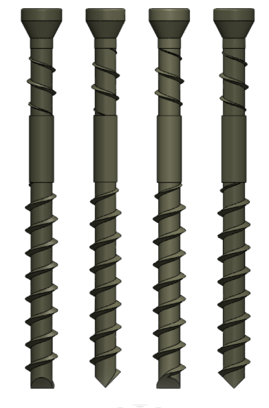 Trallskruv A4 60x4,2 mm Camo