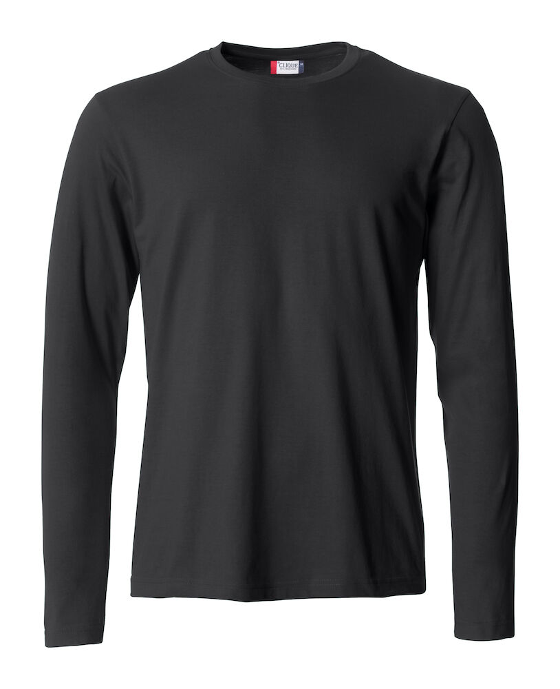 Basic-T L/S Black 4XL