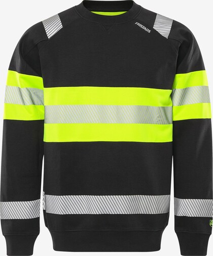 SWEATSHIRT 7530 GKC VARSEL 3XL KL 1 GUL/SVART