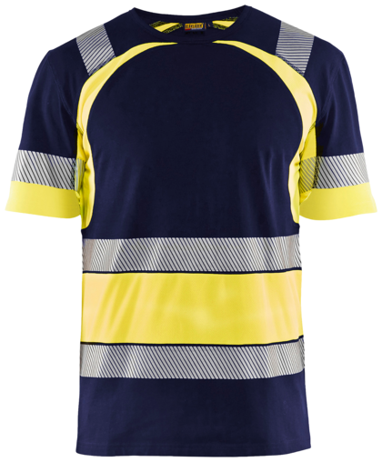 T-SHIRT 34211030 MARIN/GUL 4XL BLÅKLÄDER