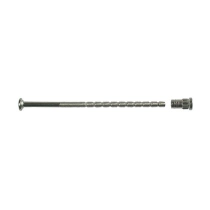 Tryckeskruv nickel M4x90mm 2+2p Bårebo