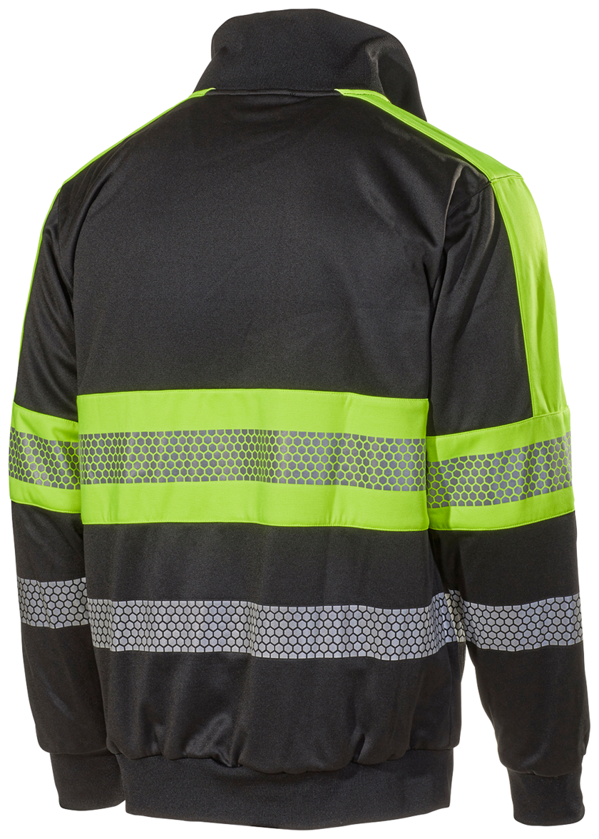 SWEATSHIRT 6112P SVART/GUL S