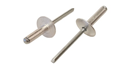 Popnit alu/stål 4,8x20mm stor kullrig öp. 100p ANS
