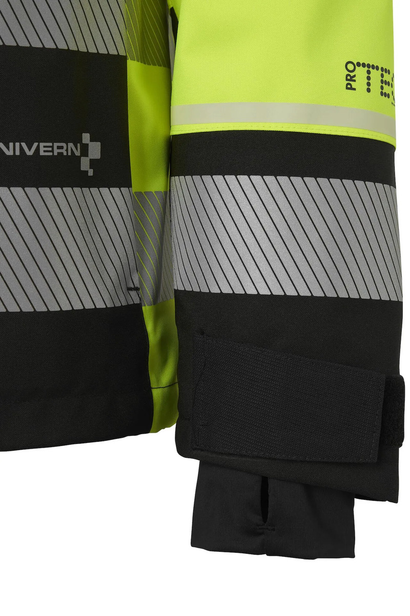 Vinterjacka Univern ProTec 2-in-1, kl2/3, gul/svart XS
