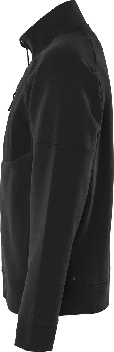 SWEATSHIRTJACKA 7830 GKI SVART STL 3XL