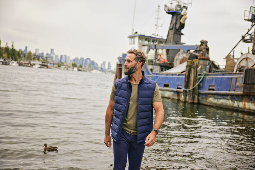 Oak Harbor Vest Men Black 4XL