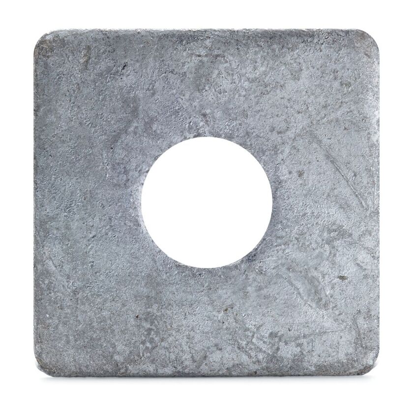 Bricka 4-kant fzv 17,5x50x5mm 25p Fast
