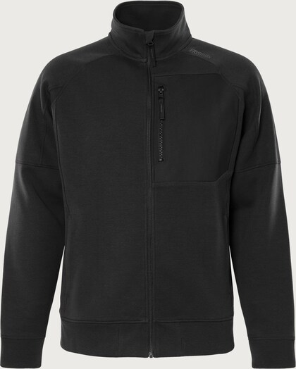 SWEATSHIRTJACKA 7832 GKI DAM SVART STL S