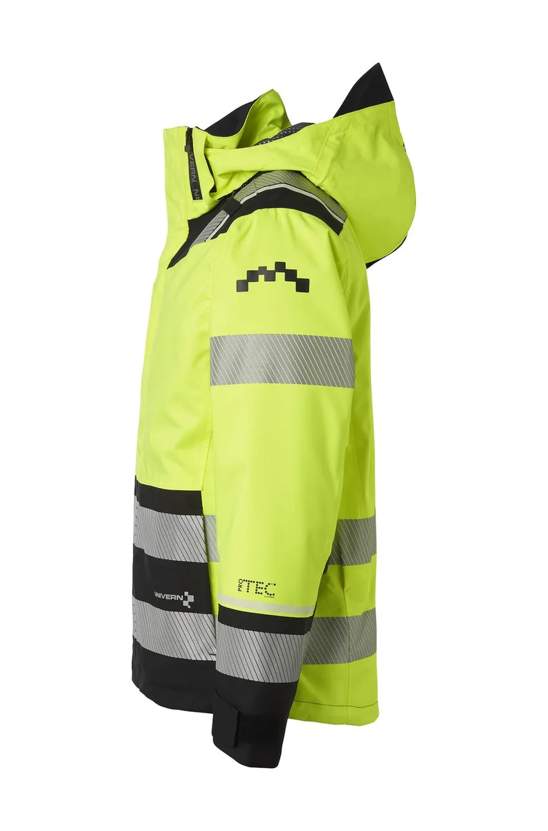 Vinterjacka Univern ProTec 2-in-1, kl2/3, gul/svart XS