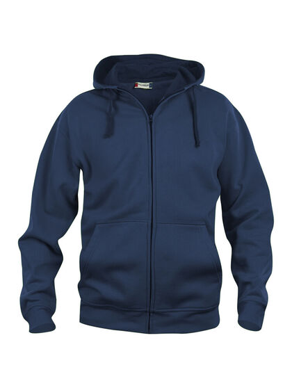 Basic Hoody FZ Herr Mörk Marin 4XL