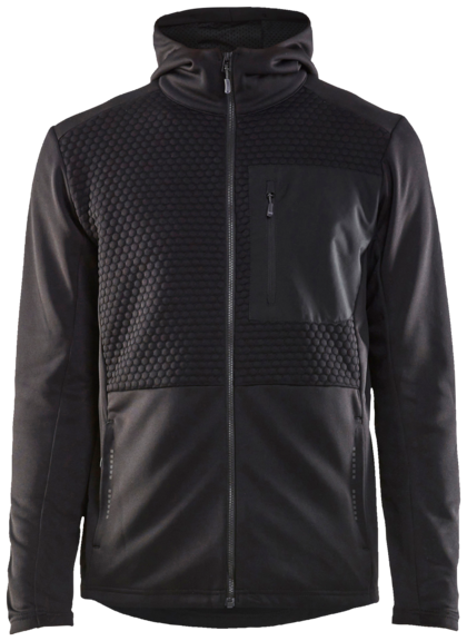 LUVTRÖJA FULL ZIP 35402526 SV ART 4XL