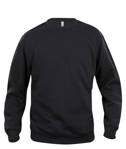 Basic Roundneck Svart 4XL