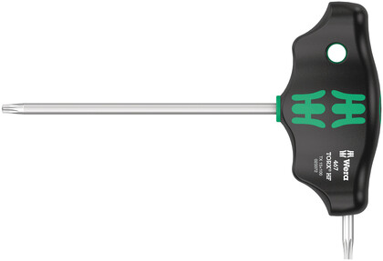 467 TORX® HF T-handtagsskruvme jsel med hållarfunktion, TX 15