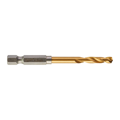 METALLBORR SW HSSG TIN 4,8MM Slagtåliga HSS Titanium borr m