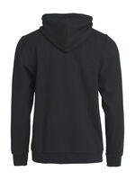 Basic Hoody FZ Herr Svart 4XL