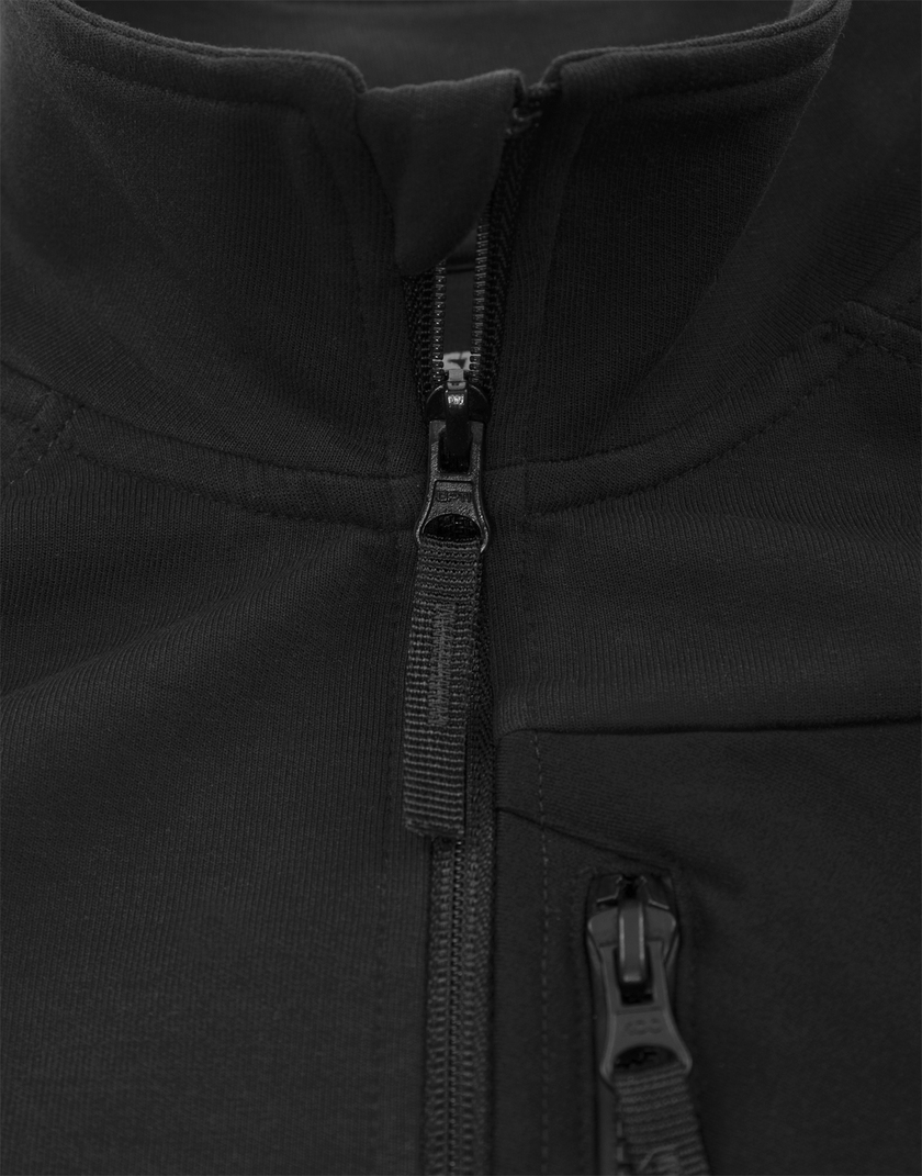 SWEATSHIRTJACKA 7830 GKI SVART STL 3XL