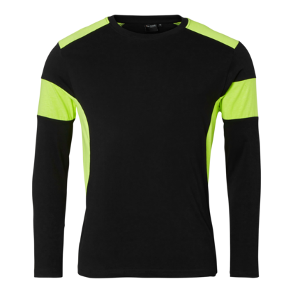 T-shirt 212  l.ä svart/gul XS