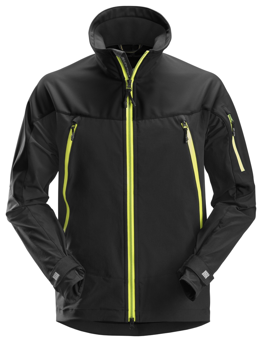 Jacka SoftShell FW Svart/Neong ult Stl: XXL