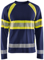 T-SHIRT 35101030 MARIN/GUL 4XL BLÅKLÄDER