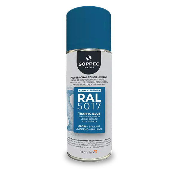 Industrial top coat Akryl RAL 5017 trafikblå 400 ml