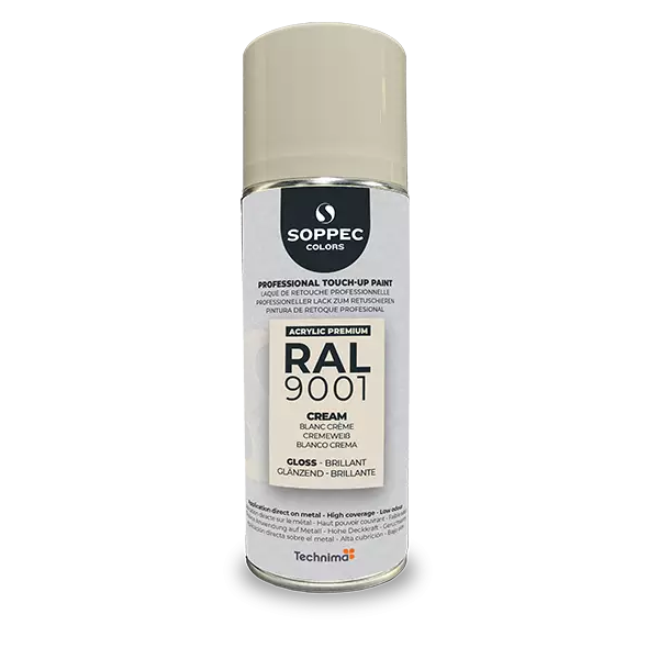 Industrial top coat Akryl RAL 9001 creamvit 400 ml