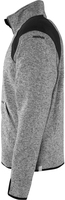 FLEECEJACKA 7451 PRKN GRÅ/SVART STL S