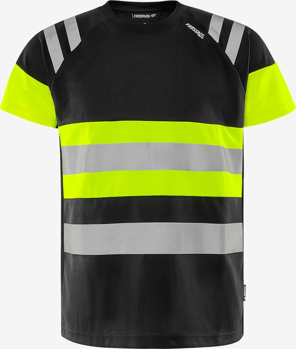 FUNKTIONS T-SHIRT VARSEL KL 1 7880 GPST GUL/SVART STL XL