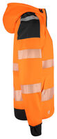 6110 Hoodjacka Orange/Svart XS