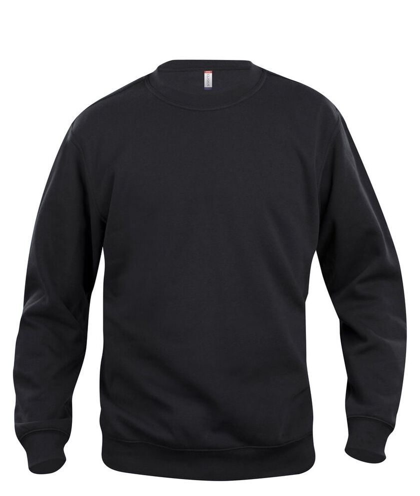 Basic Roundneck Svart 4XL