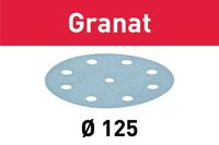 SLIPPAPPERSRONDELL STF GRANAT 125MM /90 K80 50ST