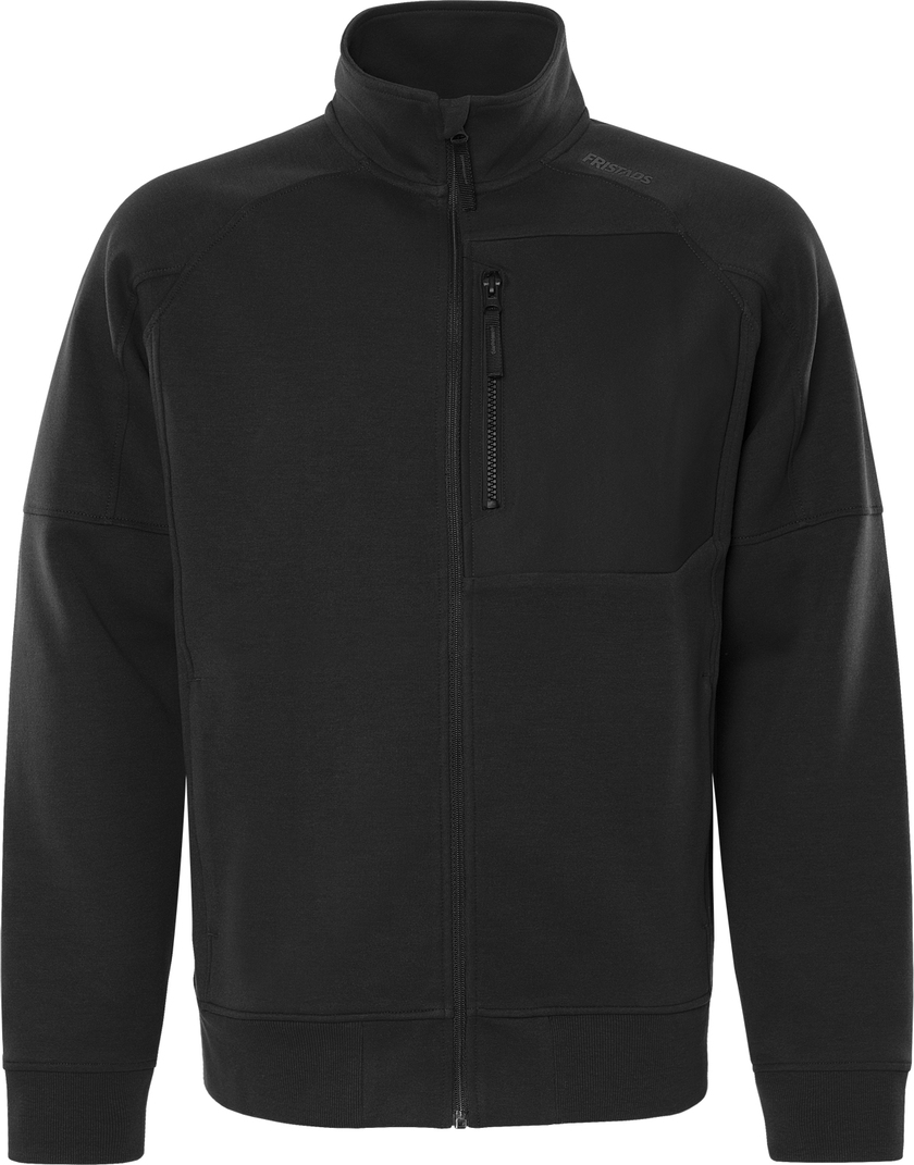 SWEATSHIRTJACKA 7830 GKI SVART STL 3XL