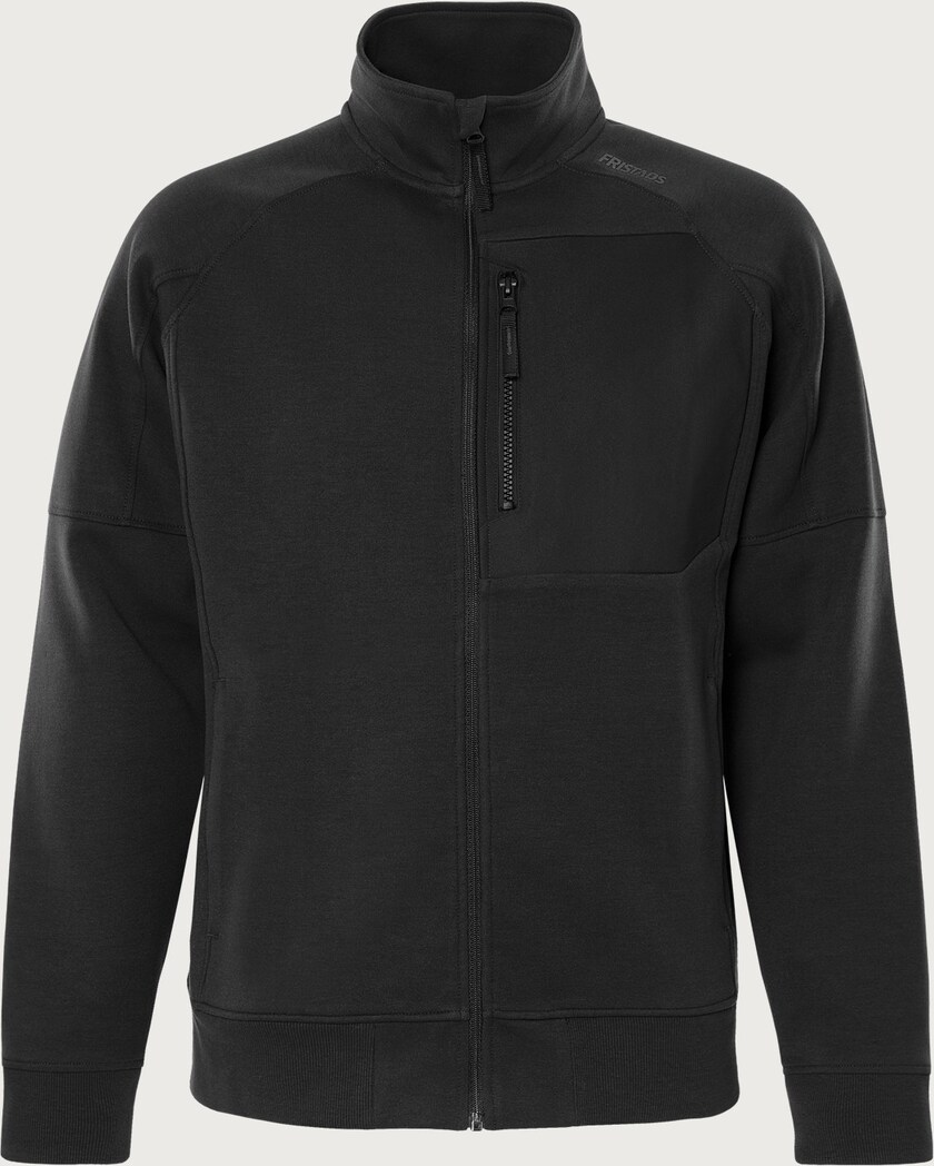 SWEATSHIRTJACKA 7832 GKI DAM SVART STL S