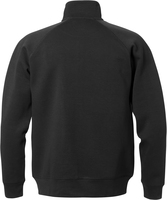 SWEATSHIRTJACKA 1756 DF SVART STL L