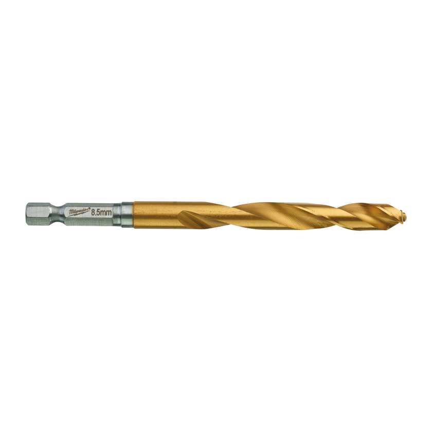 METALLBORR SW HSSG TIN 8,5MM Slagtåliga HSS Titanium borr m