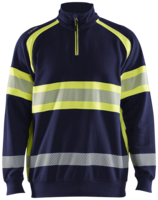 TRÖJA 35531158  XL MARIN BLÅ/VARSELGUL BLÅKLÄDER