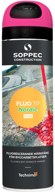 Märkfärg Fluo TP Nordic rosa 500ml cerise