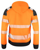 6110 Hoodjacka Orange/Svart XS