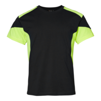 T-shirt 210 svart/gul XS