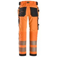 ARBETSBYXA 4STR HF HV KL2 ORANGE/SVART STL: 52